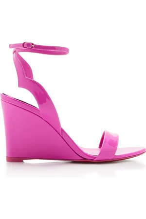 Christian Louboutin Zeppa Chick 85mm Patent Leather Wedges - - IT 36 - Moda Operandi