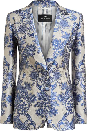 Etro Jacquard Blazer - - IT 38 - Moda Operandi