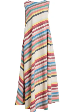 Marrakshi Life Exclusive Riviera Striped Cotton Maxi Dress - - XS - Moda Operandi