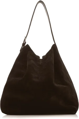 Totême Belted Suede Tote Bag - - OS - Moda Operandi