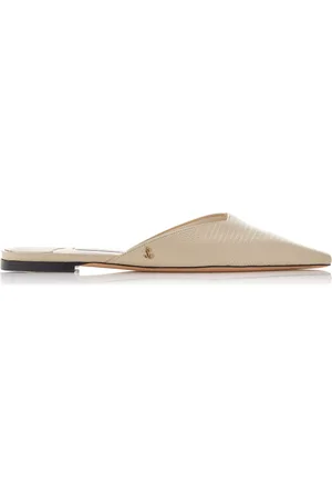 Jimmy Choo Vivi Lizard-Effect Leather Mules - - IT 37 - Moda Operandi