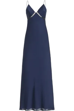 Favorite Daughter The Blackberry Embroidered Maxi Slip Dress - - S - Moda Operandi