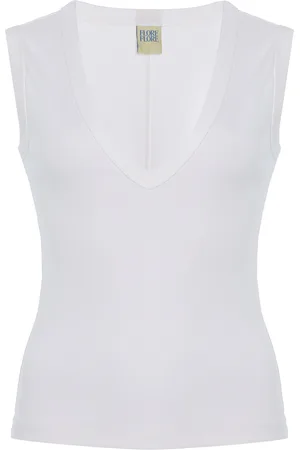 Flore Flore Dewi Organic Cotton Tank Top - - M - Moda Operandi