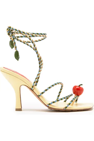 Bottega Veneta Adam Lace-Up Leather Sandals - - IT 36 - Moda Operandi