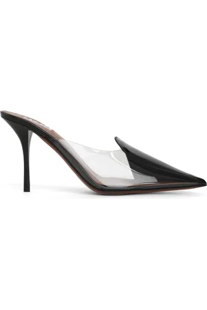 Alaïa Demi-Cœur Patent Leather Mules - - IT 36 - Moda Operandi