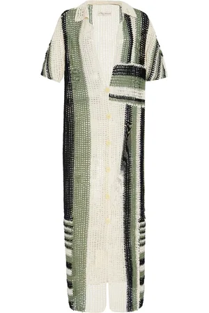 All That Remains Exclusive Una Crocheted Cotton Shirt Dress - - AU 10 - Moda Operandi