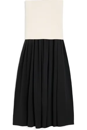 By Malene Birger Marciella Organic Cotton Jersey Maxi Dress - Black/white - XS - Moda Operandi