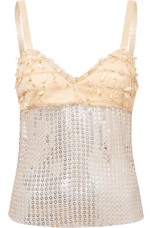 SIEDRES Locean Sequined Tank Top - - EU 34 - Moda Operandi