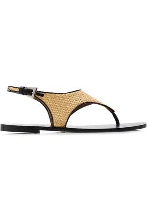 PARIS TEXAS Amalfi Raffia Sandals - - IT 36 - Moda Operandi