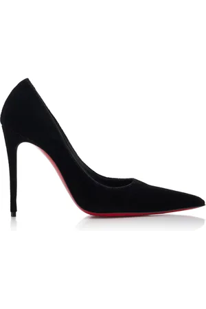 Christian Louboutin Kate Max 100mm Veau Velours Pumps - - IT 37 - Moda Operandi
