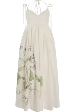 Erdem Linen Dress - - UK 12 - Moda Operandi