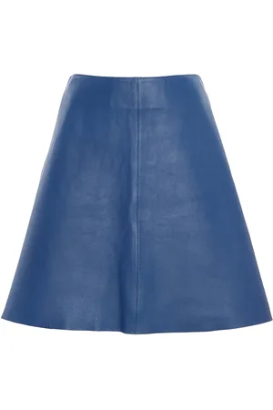Totême Leather Midi Skirt - - FR 34 - Moda Operandi