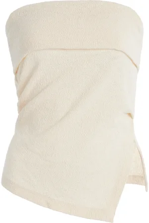 Closed Knit Cotton Bandeau Top - - XS - Moda Operandi