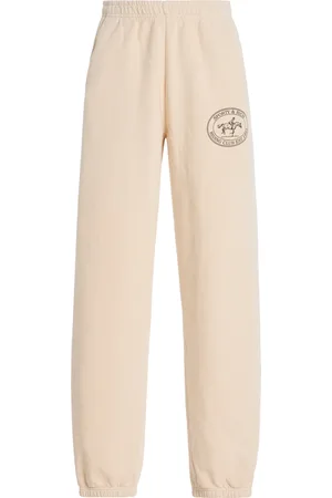 Sporty & Rich Riding Club Cotton Sweatpants - - XS - Moda Operandi