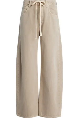 Citizens of Humanity Brynn Drawstring Rigid Low-Rise Wide-Leg Jeans - - 25 - Moda Operandi
