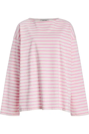 MATTEAU Exclusive Oversized Breton-Striped Cotton T-Shirt - - XS - Moda Operandi