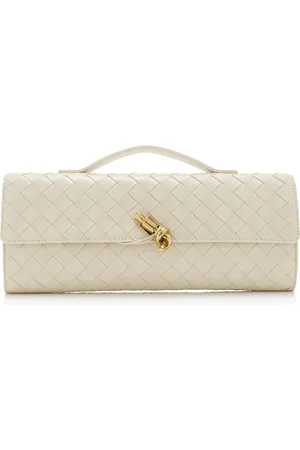Bottega Veneta Long Andiamo Intrecciato Leather Clutch - - OS - Moda Operandi