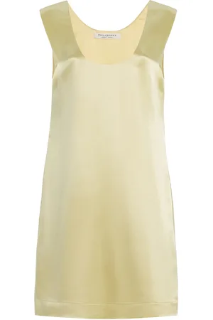 Serafini Satin Mini Dress - - IT 42 - Moda Operandi