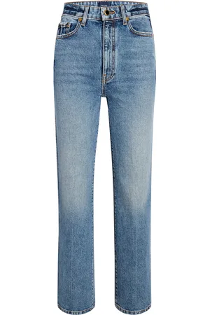 Khaite Danielle Rigid High-Rise Straight-Leg Jeans - - 29 - Moda Operandi