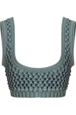 Diotima Lady Cotton-Blend Bralette - - 1 - Moda Operandi