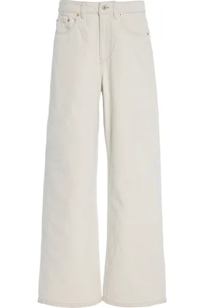 Jeanerica Belem Rigid Mid-Rise Wide-Leg Jeans - - 24 - Moda Operandi