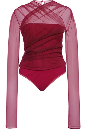 Nensi Dojaka Renee Semi-Sheer Gathered Top - - XS - Moda Operandi