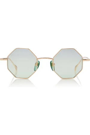 Gucci Octagon-Frame Metal Sunglasses - - OS - Moda Operandi