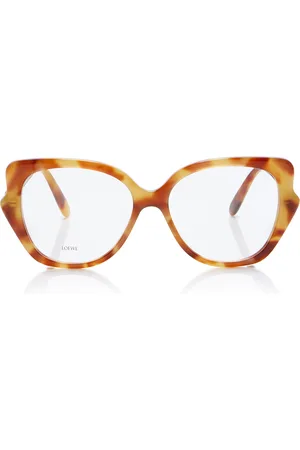 Loewe Oversized Cat-Eye Acetate Glasses - - OS - Moda Operandi
