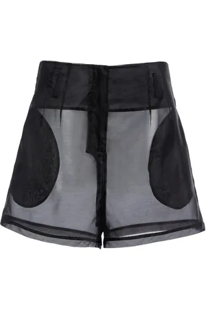 The Frankie Shop Lise Silk-Blend Chiffon Shorts - - XS - Moda Operandi