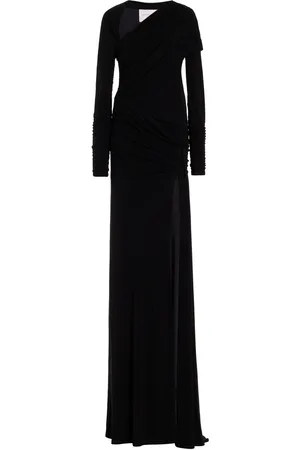 Carolina Herrera Draped Crepe Gown - - XS - Moda Operandi