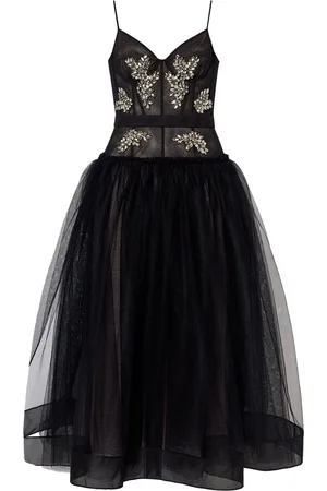 Erdem Embellished Bustier Cocktail Dress - - UK 6 - Moda Operandi