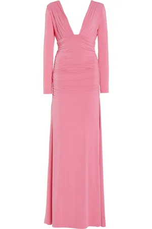 Carolina Herrera Ruched Jersey Gown - - XXS - Moda Operandi