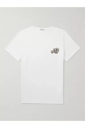 Moncler Logo-Appliquéd Cotton-Jersey T-Shirt - Men - - M