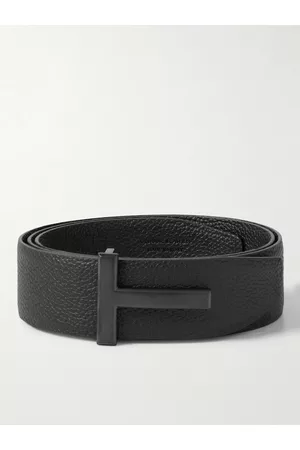 Tom Ford 4cm Full-Grain Leather Belt - Men - - EU 100