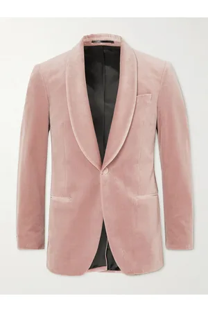 Mr P. Cotton-Blend Velvet Tuxedo Jacket - Men - - 36