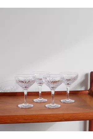 SOHO Barwell Set of Four Crystal Coupe Glasses - Men