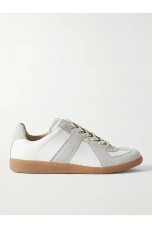 Maison Margiela Replica Leather and Suede Sneakers - Men - - EU 46