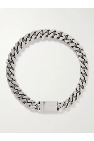 Saint Laurent -Tone Chain Necklace - Men - - L