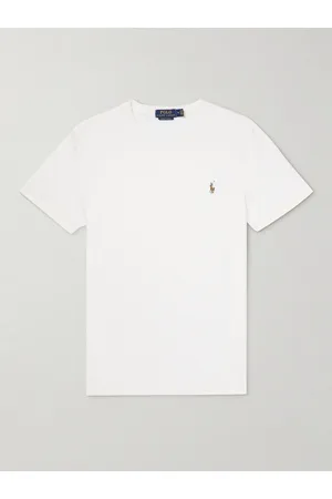 Ralph Lauren Logo-Embroidered Cotton-Jersey T-Shirt - Men - - XS