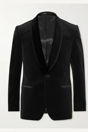 Mr P. Cotton-Blend Velvet Tuxedo Jacket - Men - - 44