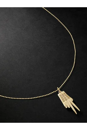 Sydney Evan Man Peace Diamond Pendant Necklace - Men