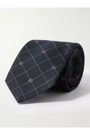 Gucci 7cm Logo-Jacquard Silk and Wool-Blend Tie - Men