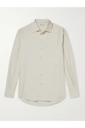 Loro Piana André Garment-Dyed Silk Shirt - Men - - S