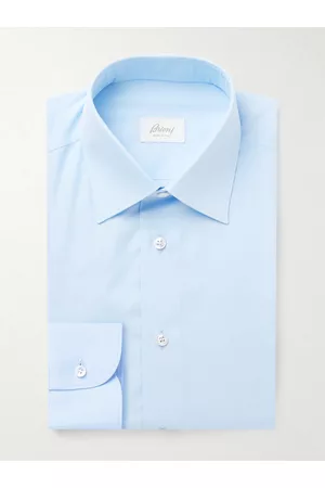 BRIONI Light- Cotton-Poplin Shirt - Men - - EU 40