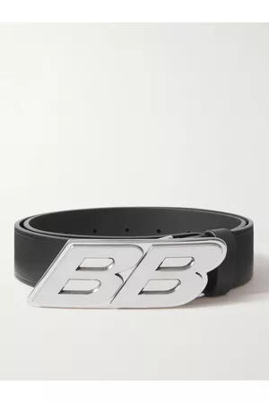 Balenciaga 3.5cm Logo-Embellished Leather Belt - Men - - EU 95