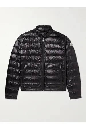 Moncler Acorus Logo-Appliquéd Quilted Glossed-Shell Down Jacket - Men - - 1
