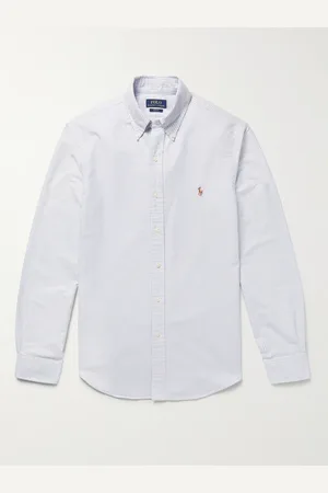 Ralph Lauren Slim-Fit Striped Cotton Oxford Shirt - Men - - M