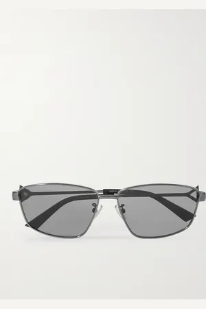 Bottega Veneta D-Frame Silver-Tone Sunglasses - Men