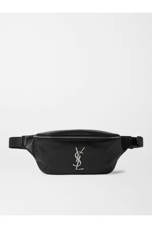Saint Laurent Logo-Appliquéd Leather Belt Bag - Men