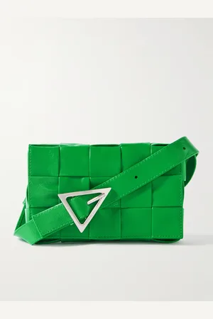 Bottega Veneta Cassette Mini Intrecciato Leather Messenger Bag - Men